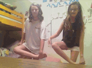 Girl Fail GIF