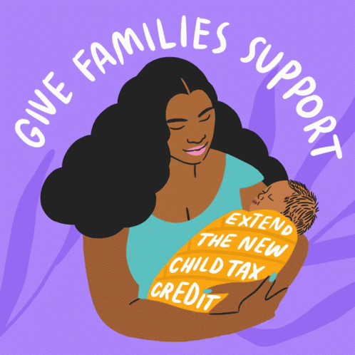 Give Families Support Extend The New Child Tax Credit GIF