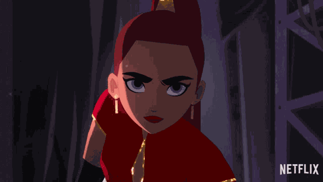 Glaring Gina Rodriguez GIF