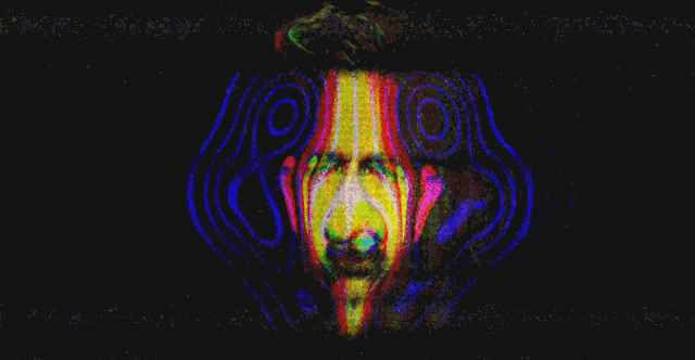 Glitchy Calvin Harris GIF