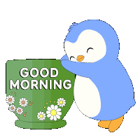 Gm Good Morning Sticker