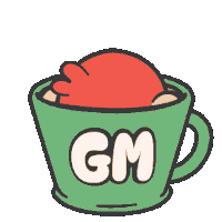 Gm Monke Sticker