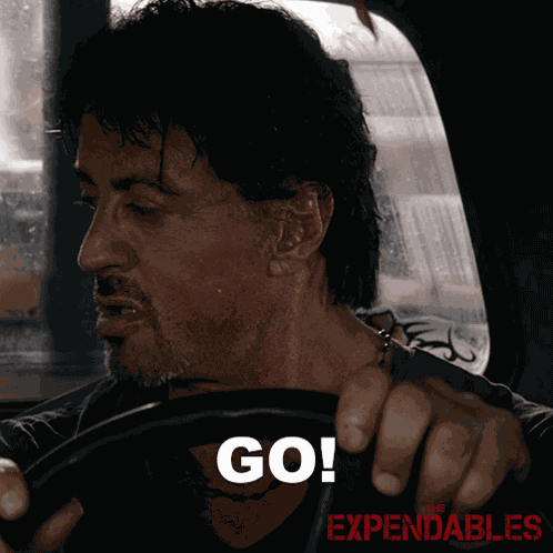 Go Go Go Barney Ross GIF