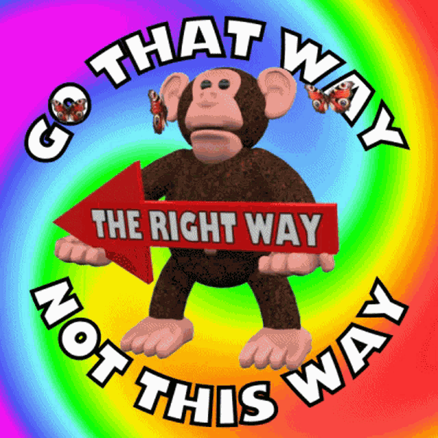Go That Way Right This Way GIF