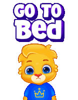 Go To Bed Go To Sleep Sticker