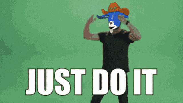 Goat Tribe Krom Space Goat Love Art Just Do It Batman Bane Mini Me Dr Evil Workaholics GIF