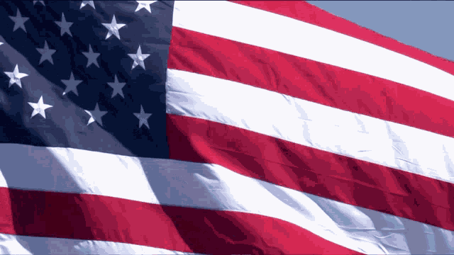 God Bless America American Flag GIF
