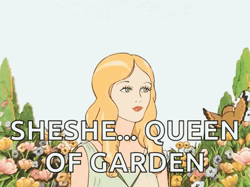 Goddess Flower Crown GIF