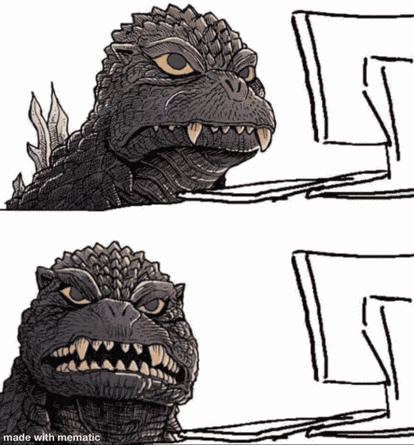 Godzilla Disappointed Meme