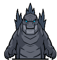 Godzilla Sticker