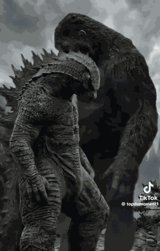 Godzilla Kong Dance GIF