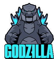 Godzilla Sticker