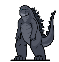 Godzilla Stomp Sticker