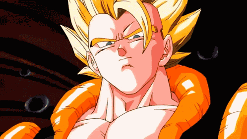 Gogeta Angry GIF