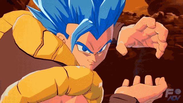 Gogeta Blue Dbfz GIF