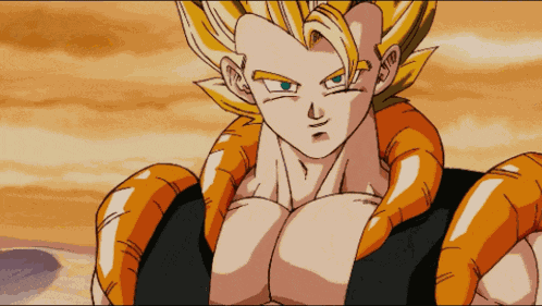 Gogeta Smile GIF