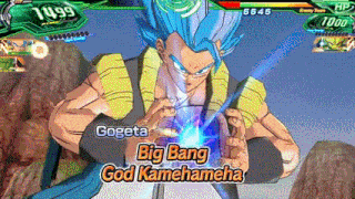 Gogeta Ssj Blue Big Bang Kamehameha Divino GIF