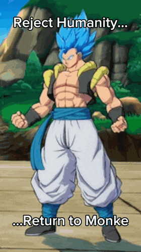 Gogeta Super Saiyan 4 GIF