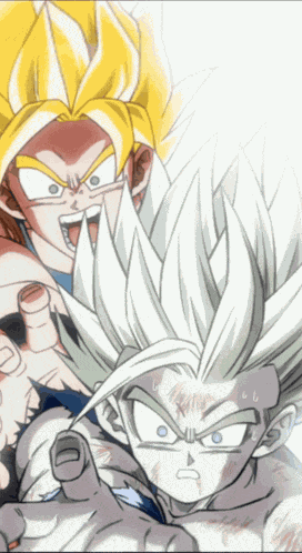 Gohan Father Son Kamehameha GIF