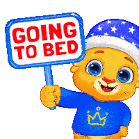 Going To Bed Going To Sleep Sticker