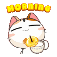 Gojill The Meow Morning Sticker