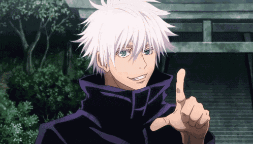 Gojo Smirk Gojo Smile GIF
