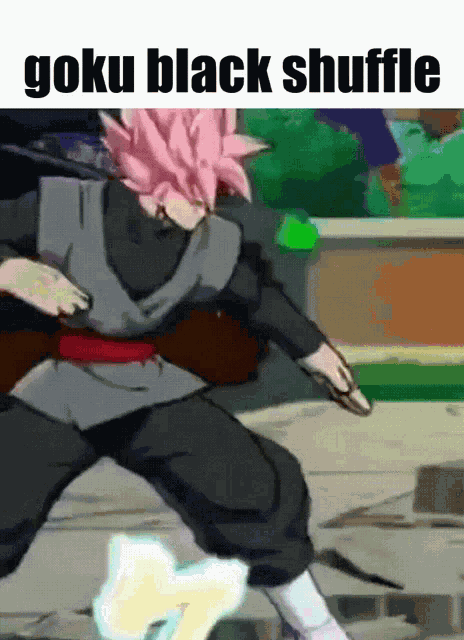 Goku Black Goku Black Shuffle GIF