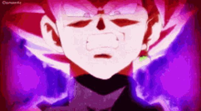 Goku Black Super Saiyan Rose GIF