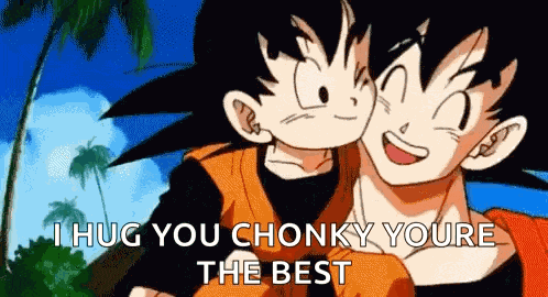 Goku Hugs GIF