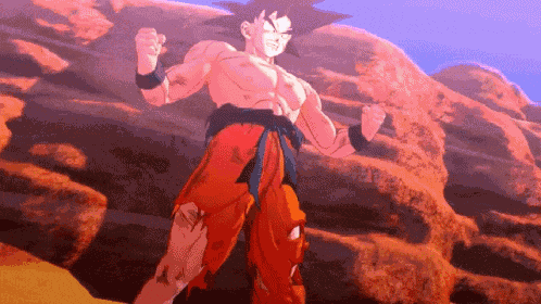Goku Kaioken GIF