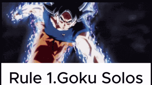 Goku Solos Goku Ultra Instinct GIF