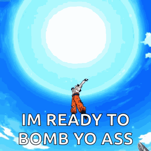 Goku Spiritbomb GIF