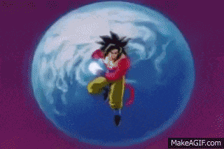 Goku Ssj4 Kamehamehax10 GIF