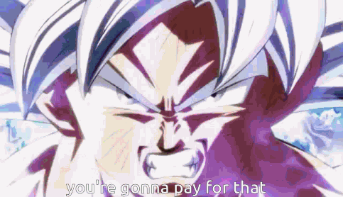 Goku Vs Jiren Son Goku Gets Angry GIF