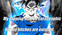 Goku Yapping Ultra Instinct GIF