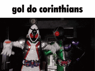 Gol Do Corinthians Kamen Rider GIF