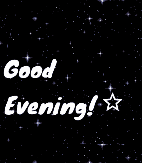 Good Evening Stars GIF