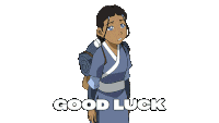 Good Luck Katara Sticker