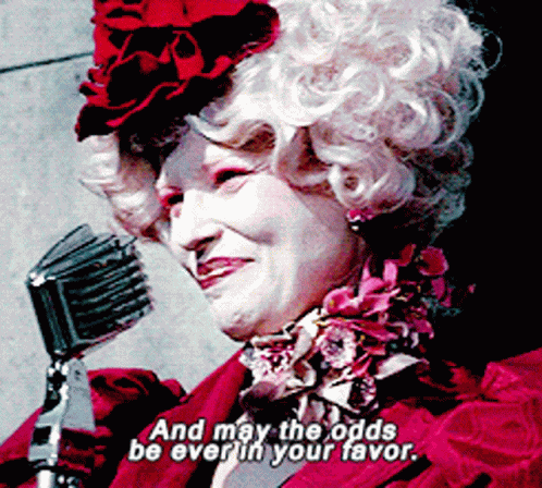 Good Luck With That May The Odds Be Ever In Your Favor GIF