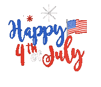 Good Morning 4th Of July Sticker