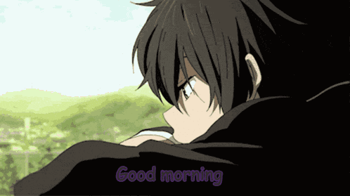 Good Morning Anime GIF
