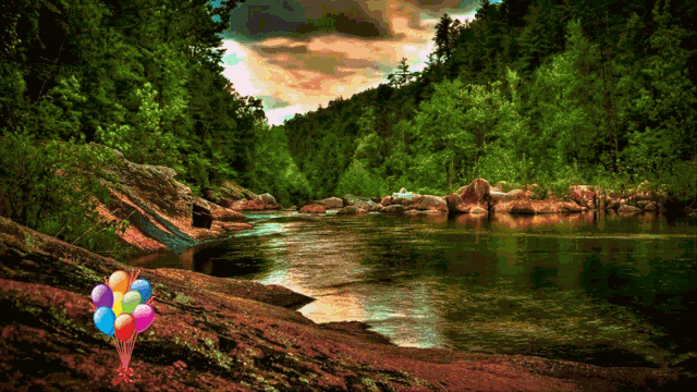 Good Morning Balloons GIF