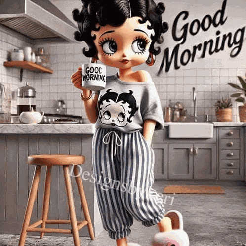 Good Morning Betty Boop Meme