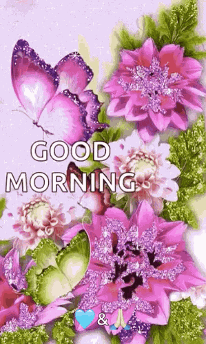 Good Morning Butterflies GIF