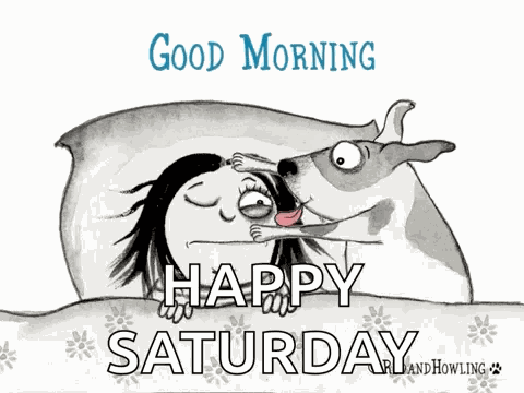 Good Morning Dog Kisses GIF
