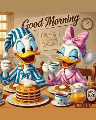 Good Morning Donald Duck Meme