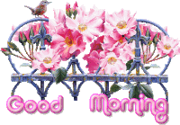 Good Morning Flowers Sticker
