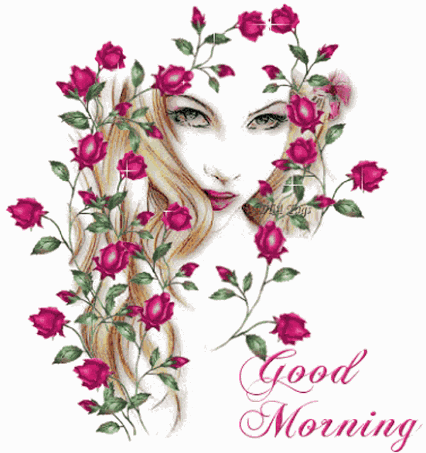 Good Morning Flowers GIF