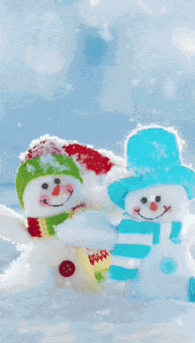 Good Morning Gif Snowman GIF
