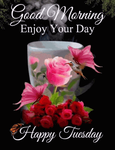 Good Morning Good Morning Flowers GIF